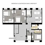 5br 2bath Family 5mins To Wenceslas Square * Praga